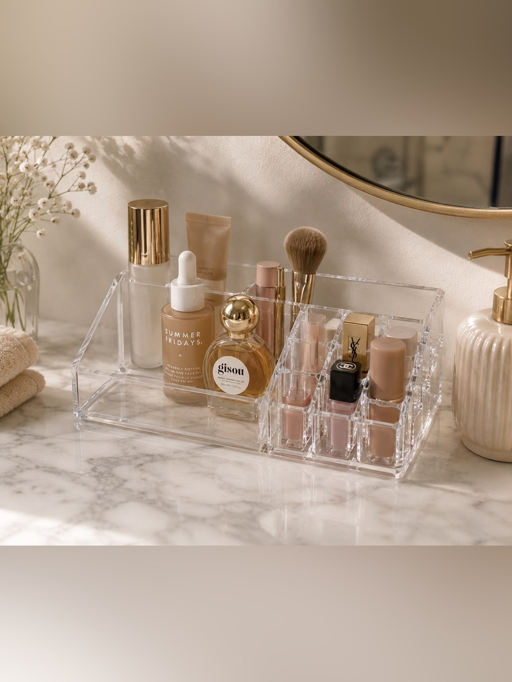 Acrylic Make Up Organizer Lip Stick Holder